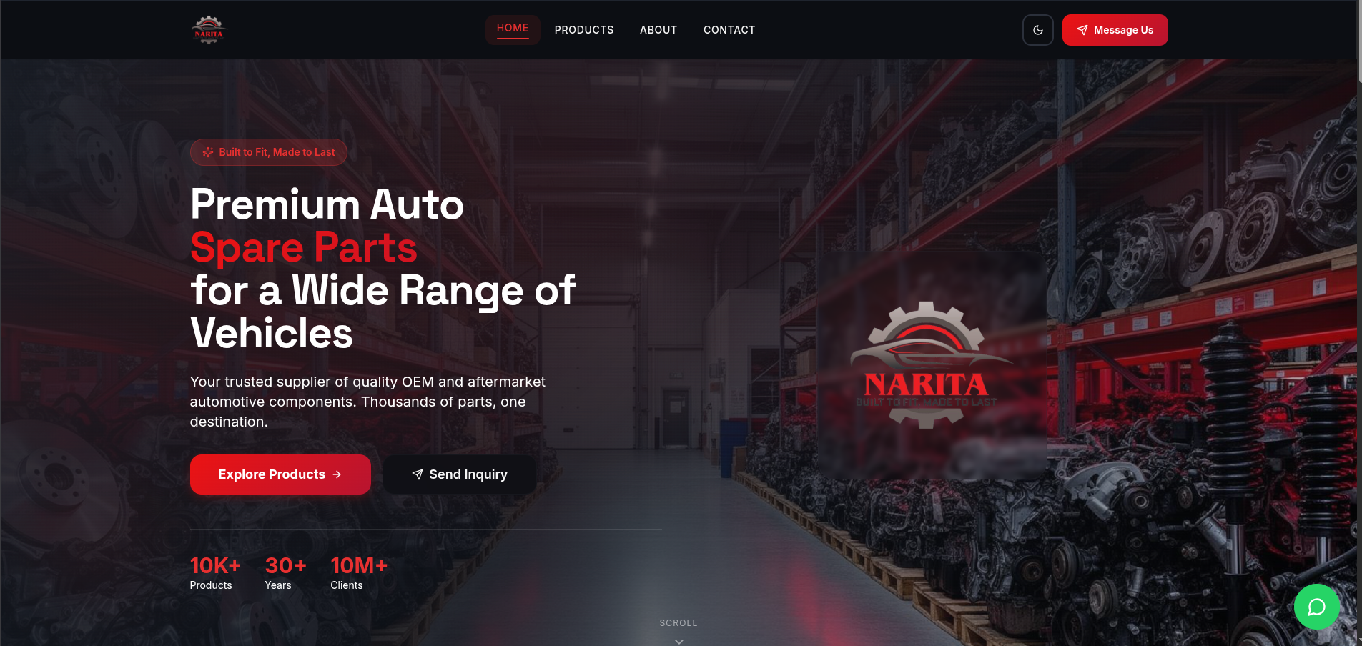 Narita Pvt Ltd Website